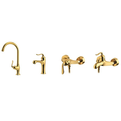 ست شیرآلات گلپانیک لاروس طلایی