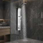 خرید پنل دوش ونیز کروم مات استیل 304 - تصویر 4