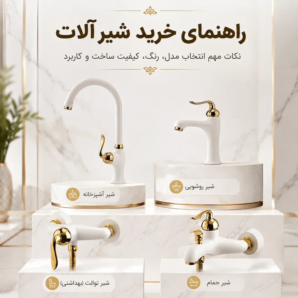 راهنمای خرید شیرآلات ساختمانی و انتخاب شیر مناسب برای خانه